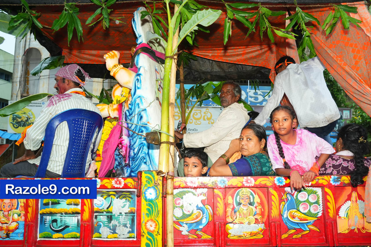 Razole Taluka Ganesh Nimajjanam